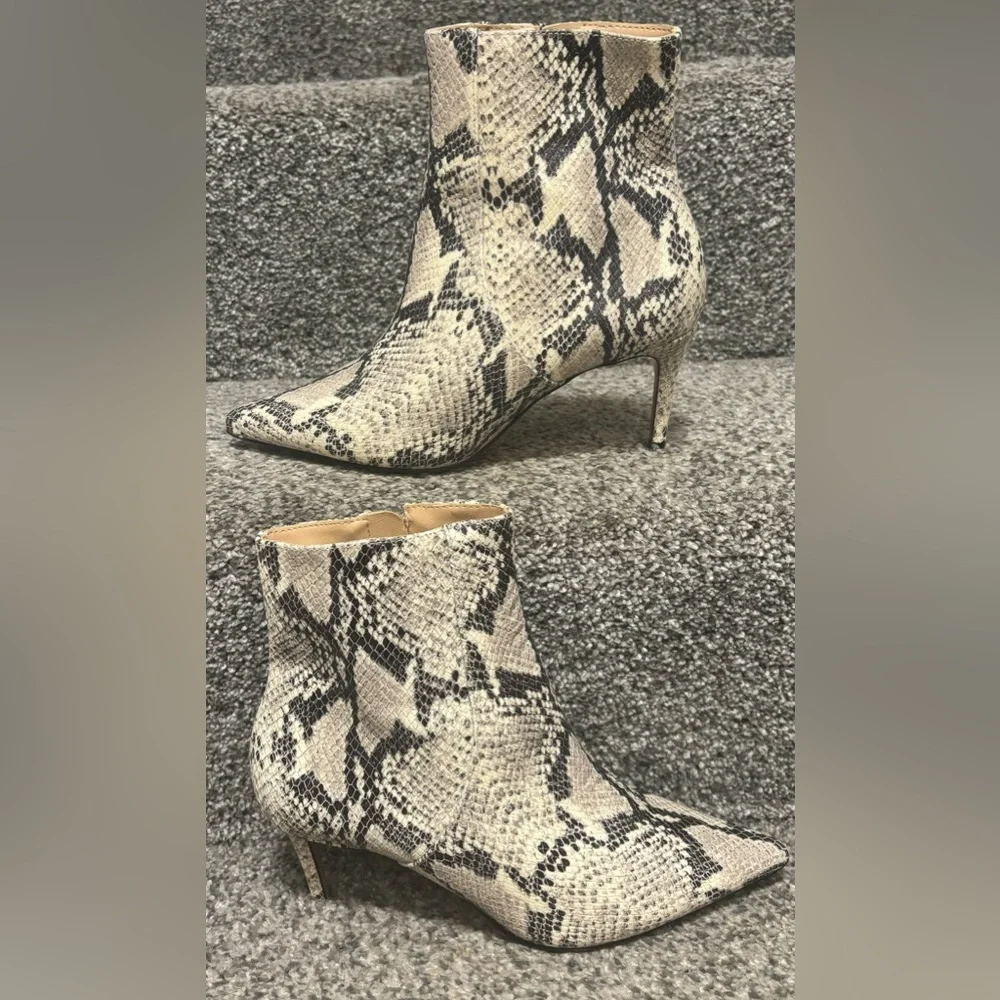 SCHUTZ Animal Print Booties - Picture 3 of 11
